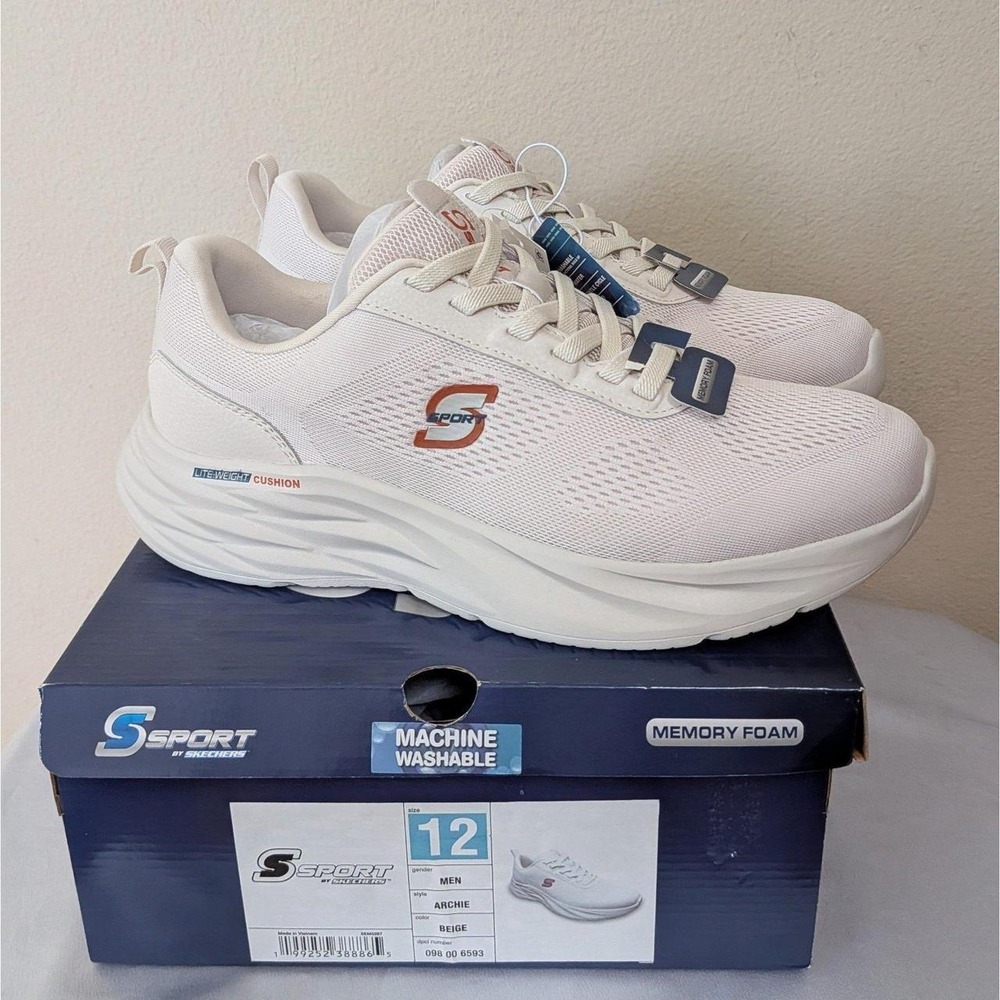 New Skechers S Sport S Sport Men's Archie Sneaker Shoes Memory Foam Size 12